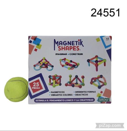 Imagen de MAGNETIK SHAPES 25PZAS 5.26